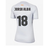 Dres Barcelona Jordi Alba #18 Rezervni za Žensko 2022-23 Kratak Rukav